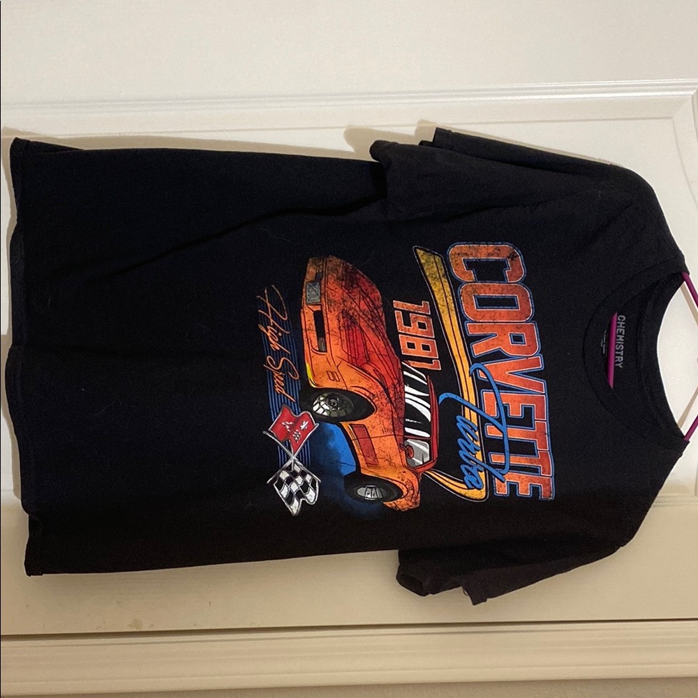 Black Corvette Graphic T-Shirt